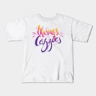 Thongs and Cozzies Kids T-Shirt